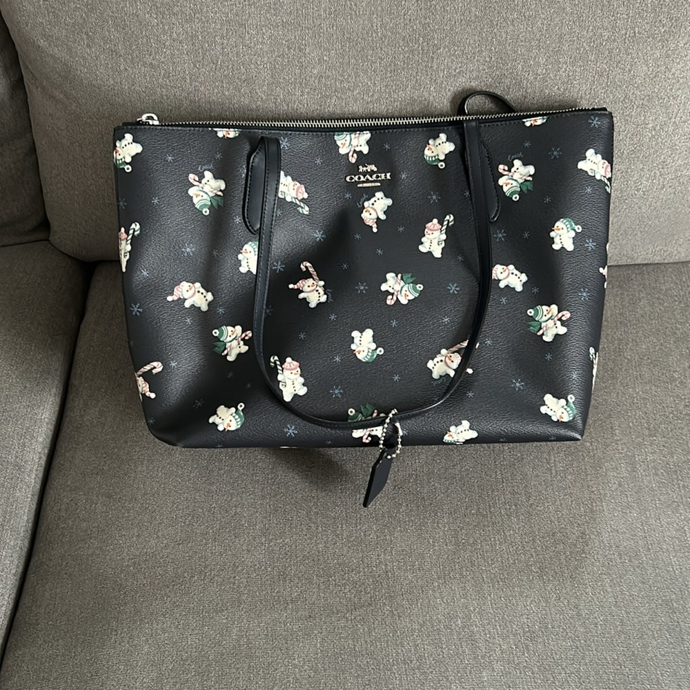 Coach Snowman tote